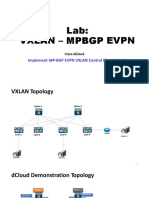 Implement MP-BGP EVPN VXLAN Control Plane Lab v2