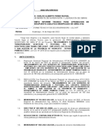 Informe Tecnico Aprobacion Pto Analitico Sgo-Huaytapallana Nº02