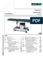 MOT 601700 Operation Table: Service Manual