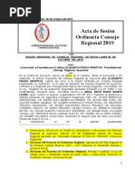 Acta Sesión Ordinaria de Fecha 28 de Octubre