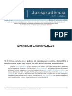 Jurisprudencia em Teses 186 - Improbidade Administrativa III