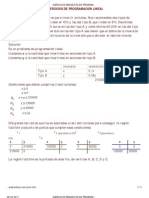 Ejercicios Resueltos de Programación Lineal