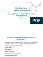 HPLC Peak Shape