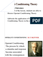 (8.2) Operant Conditioning Theory