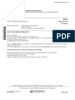 Cambridge International General Certificate of Secondary Education