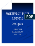 Molten Sulphur Lining Marts96