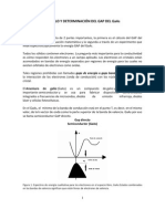 CÁLCULO Y DETERMINACIÓN DEL GAP DEL GaAs