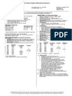 Injection Pump Specification ©: Use Latest Revision For All Referenced Documents