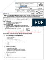 Prueba de Diagnóstico Comisión Pedagógica Dos Agosto