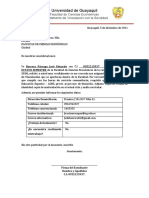 Universidad de Guayaquil: Facultad de Ciencias Económicas Departamento de Vinculación Con La Sociedad