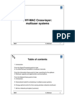 PHY-MAC Cross-Layer: Multiuser Systems