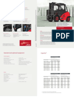 Features: Diesel and LPG Forklift Trucks Capacity 8000, 9000 and 10000 LB H40D/T, H45D/T, and H50D/T