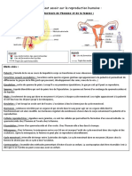 Reproduction Humaine Fiche Revision