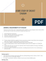 Literature Study of Cricket Stadium