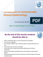 5 - Introduction To Communicable Disease