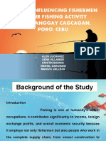 Factors Influencing Fishermen in Their Fishing Activity