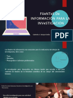 Fuentes de Información Científica