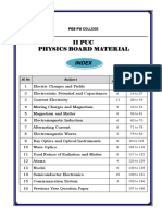 II Puc Physics Board Material