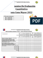 Instrumento de Evaluación Cuantitativo Sala Cuna Mayor 2022