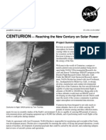 NASA Facts CENTURION Reaching The New Century On Solar Power