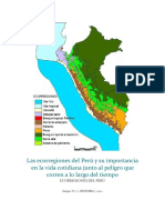 Las Ecorregiones Del Perú y Su Importancia en La Vida Cotidiana Junto Al Peligro Que Corren A Lo Largo Del Tiempo - GRUPO 2 - S5B