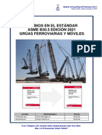 Cambios en El Estándar Asme B30.5 2021