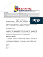 Formato Informe Charlas