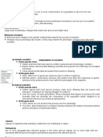 Evolutionary Genetics Speciation