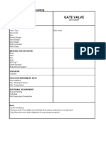 Valve Datasheets