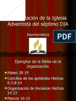 Organizacion de La Iglesia Adventista Del Septimo Dia1