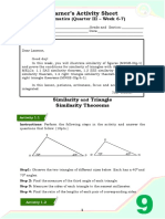 Learner's Activity Sheet: Mathematics (Quarter III - Week 6-7)