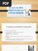 Evaluación Orientada Al Consumidor