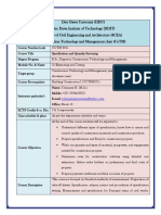 Dire Dawa University (Ddu) Dire Dawa Institute of Technology (Ddit) School of Civil Engineering and Architecture (Scea) Construction Technology and Management Chair (Cotm)