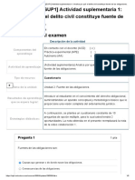 1 SUPLE CIVIL OBLIGACIONES Actividad Suplementaria 1 - Analice Por Qué El Delito Civil Constituye Fuente de Las Obligaciones