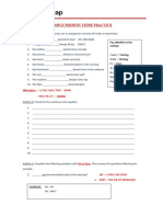 Simple Present Tense Practice