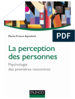 La Perception Des Personnes. Psychologie Des Premières Rencontres-2017