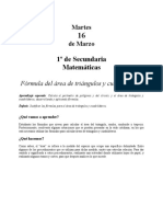 1ro Secundaria 16 Marzo MATEAMTICAS