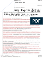 Judea Declares War On Germany