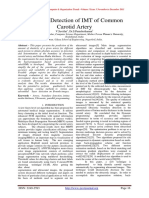 Elasticity Detection of IMT of Common Carotid Artery