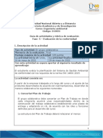 Guía de Actividades y Rúbrica de Evaluación - Fase 5 - Evaluación de La Conformidad