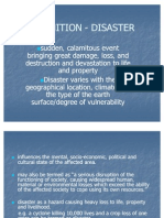 Definition - Disaster