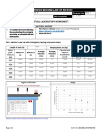 BACANI E101 Newtons 2nd Law of Motion Data Sheet