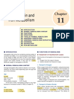 Hemoglobin and Iron Metabolism: Transport of Respiratory Gases