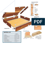 Silverware Chest Plan Drawings