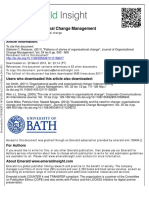 Patterns of Stories of Organisational Change