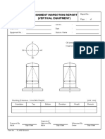 Alignment Inspection Report (Vertical Equipment) : - Sign / Date Sign / Date Owner Sign / Date