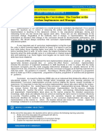 Module 7 Implementing The Curriculum: The Teacher As The Curriculum Implementer and Manager