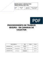 PTS-01 - Procedimiento de Trabajo Seguro - en Cámaras de Colector