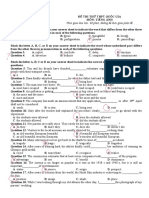 36 Đề Tháng 1 - 2022