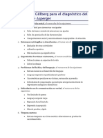 Criterios de Gillberg para El Diagnóstico Del Síndrome de Asperger